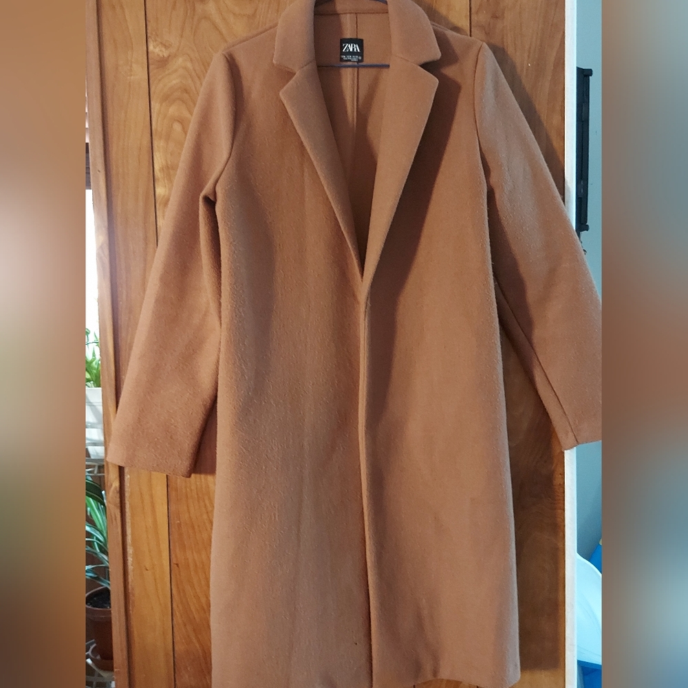 Zara Brown Women's 3/4 Length Jacket
